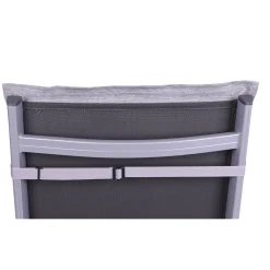 Haveson Sitzauflage Hochlehner 118x48x4cm hellgrau