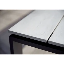 Haveson Sitzbank Madeira grau 180 x 43 x 36 cm