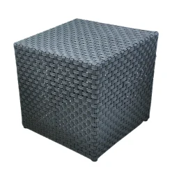 Haveson Sitzwürfel 29 x 29 x 29 cm schwarz