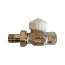 Heimeier Thermostatventil Unterteil V-Exakt II 1/2" Durchgang vernickelt