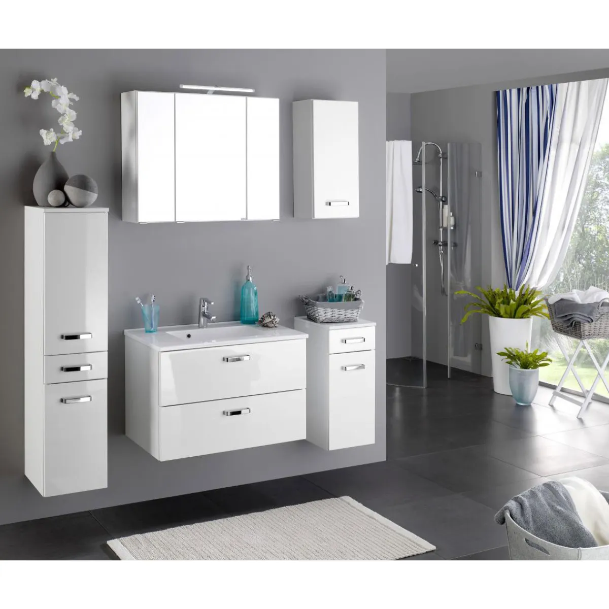 Hängeschrank 30 weiß Hochglanz 1 Tür^HELD Outlet