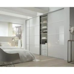 Studio-Schiebetür mit Aluminiumrahmen auf Maß als Schrank- / Nischentür^Hibitaro Hot