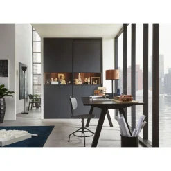 Studio-Schiebetür mit Aluminiumrahmen auf Maß als Raumteiler^Hibitaro Best