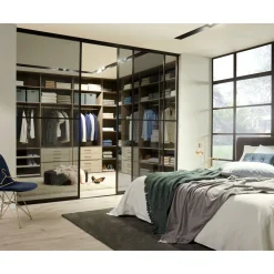 Studio-Schiebetür mit Aluminiumrahmen auf Maß als Raumteiler^Hibitaro Best