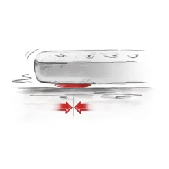 High Peak Luftbett Cross Beam Double Extra Long