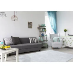 Hochflorteppich „Bali“ 110 Puderblau, 160x230cm^ Outlet