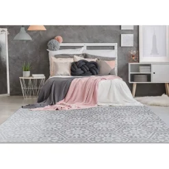 Hochflorteppich Monroe 200 grau/blau^ New