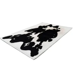 Hochflorteppich „Rabbit Animal 500“, schwarz/weiß