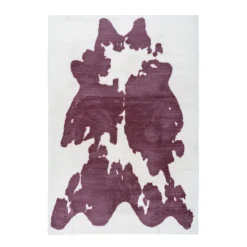 Hochflorteppich „Rabbit Animal 500“, lilac/weiß