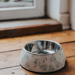 Melamin-Napf Blies weiß-grün 350 ml*Hunter Discount