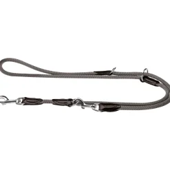 Hunter Verstellbare Führleine Freestyle grau 8 mm