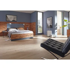 Echtholz Wandverkleidung Teak Paneel Natural 10er-Set*Indo New