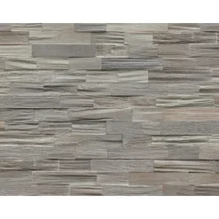 Indo Wandverkleidung Bangkirai Whitewash 5er-Set