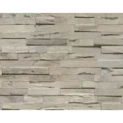 Wandverkleidung Slimwood Hevea Gun Smoked 9er-Set^Indo Best