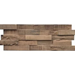 Indo Wandverkleidung Slimwood Hevea Stone Washed 9er-Set