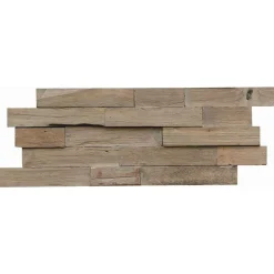 Wandverkleidung Teak Gun Smokey 10er-Set*Indo New