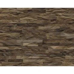 Wandverkleidung Teak Diamond Ancient Brown 11er-Set*Indo New