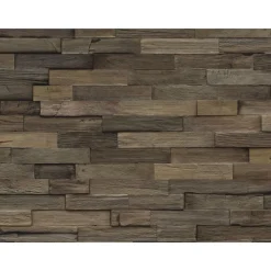 Wandverkleidung Teak Charred 10er-Set^Indo Hot