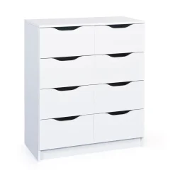 Kommode „Westphalen 8-H“, weiß, 8 Schubladen, 80x91x40 cm*Inter Link