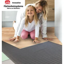 Fußbodenheizung Top-Therm Basic für Laminat/Parkett/Klickvinyl 1,25 m²^Jollytherm