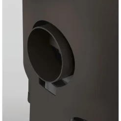 Justus Kaminofen „Baltrum D“ 2.0, 5,5 kW, Stahl/Stahl schwarz