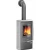 Justus Kaminofen Reno R II Speckstein Grund-grät Gussgrau