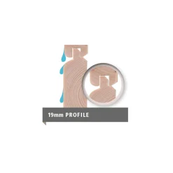 Karibu Blockbohlenhaus Bomlitz 2 terragrau