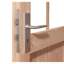 Blockbohlenhaus Emscher 5 297 x 297 cm naturbelassen*Karibu Discount