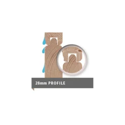 Blockbohlenhaus Kastorf 6 naturbelassen mit Anbaudach^Karibu New