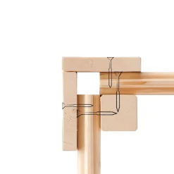 Blockbohlenhaus Kastorf 6 naturbelassen mit Anbaudach^Karibu New