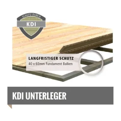 Blockbohlenhaus Radeburg 1 terragrau^Karibu Outlet