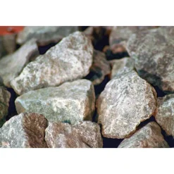 Saunahaus- Set „Mikka“ terragrau mit Ofen 9 kW Bio ext. Steuerung*Karibu New