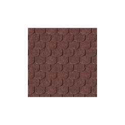 Karibu Schindeln Biberschw dunkelrot 3 m²