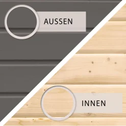 Stelzenhaus Benjamin seidengrau*Karibu Hot