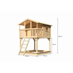 Stelzenhaus Benjamin naturbelassen^Karibu Sale