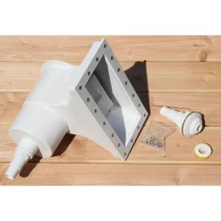 Breitmaulskimmer mit Rücklaufdüse^Karibu