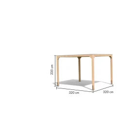 Cubus Pavillon naturbelassen^Karibu Discount