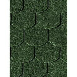 Dachschindeln Biberschwanz dunkelgrün 3 m²*Karibu Hot