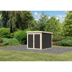 Fahrradgarage terragrau*Karibu Online