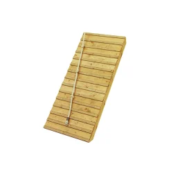 Fidel inklusive Rampe naturbelassen Rutsche rot^Karibu