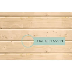 Karibu Fussboden fuer Sockelm naturbelassen