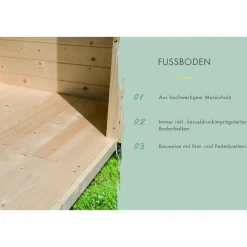 Karibu Fussboden fuer Sockelm naturbelassen