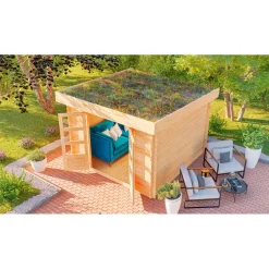 Karibu Gartenhaus Flora 3 297 x 237 x 225 cm
