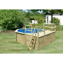 Pool 1 Variante D inkl Sonnenterrasse^Karibu Discount
