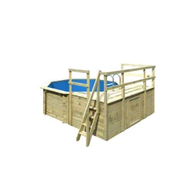 Pool 1 Variante D inkl Sonnenterrasse^Karibu Discount