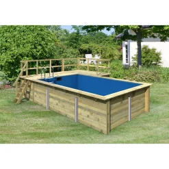 Karibu Pool Größe 3 44 mm inkl 2 Terrassen