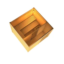 Saunahaus Cuben 38 mm ohne Zubehör^Karibu Online