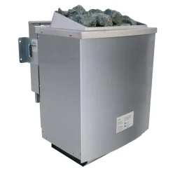 Karibu Saunahaus Torge 38 mm 9 kW Bio Ofen externe Strg moderne Tür terragrau