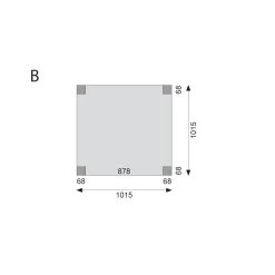 Spielturm Frieda naturbelassen mit Anbau inkl Sandkiste*Karibu