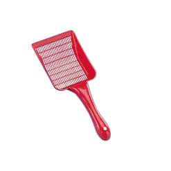 Katzenstreulöffel groß fein rot^ Sale